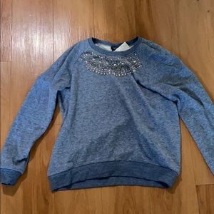Bejeweled sweatshirt